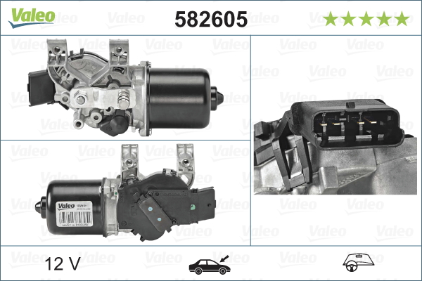 VALEO Ablaktörlö motor 582605_VALEO